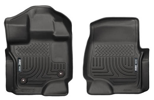 15- Ford F150 Front Floor Liners Black
