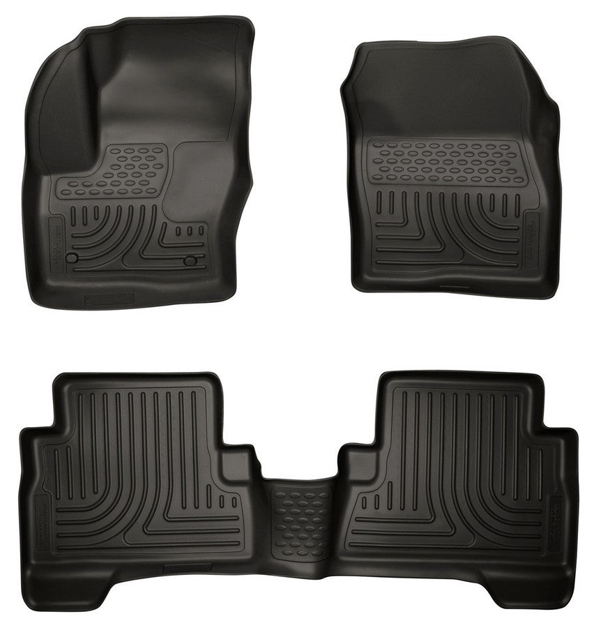 13- Ford C-Max Front/ 2nd Floor Liners Black