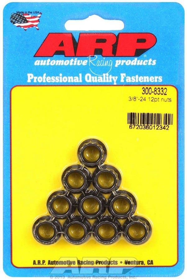 3/8-24 12pt. Nuts (10) 