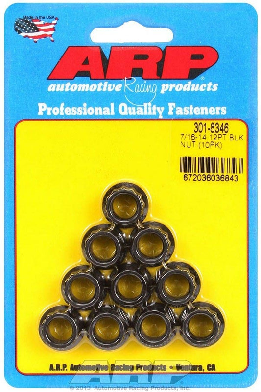 7/16-14 12pt. Nuts (10) 