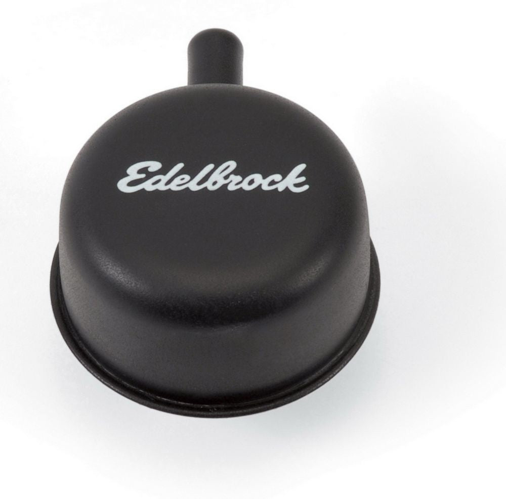 Round Cap w/Nipple Black 