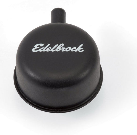 Round Cap w/Nipple Black 